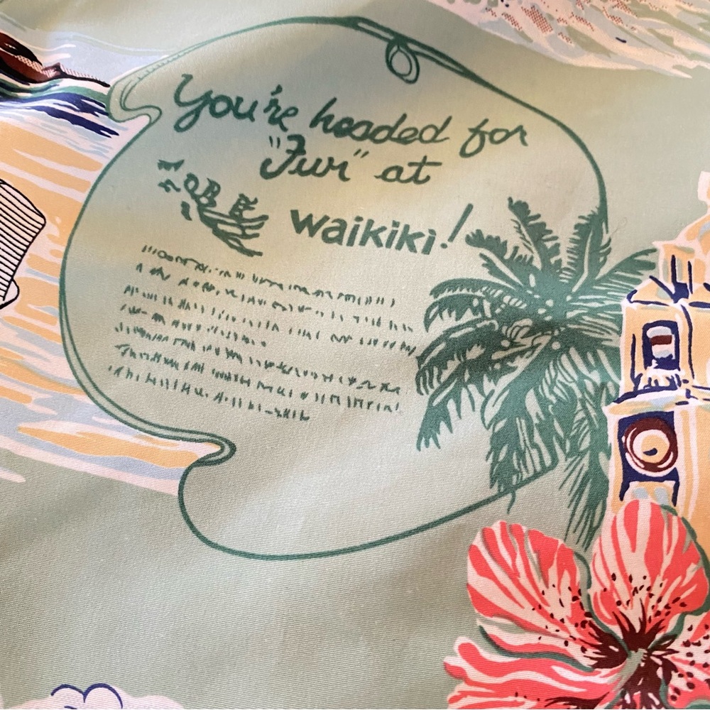 Hawaiian Shirt With Retro Hawaiian Graphics, Made By Kad Clothing Company View 4